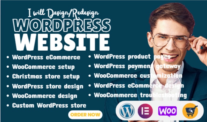 Gig Preview - Install, customize wordpress theme, redesign wordpress website, modern website