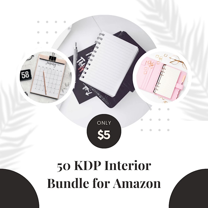 Bestseller - provide 50 kdp journal interior bundle pack