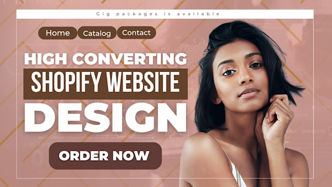 Gig Preview - Shopify store design shopify website redesign store design pod