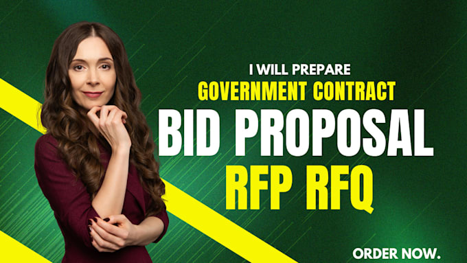 Gig Preview - Prepare winning government contract, bid proposal, and answer to rfp