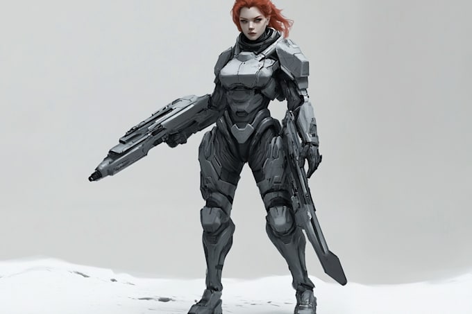 Gig Preview - Create sci fi art , sci fi character and concept art