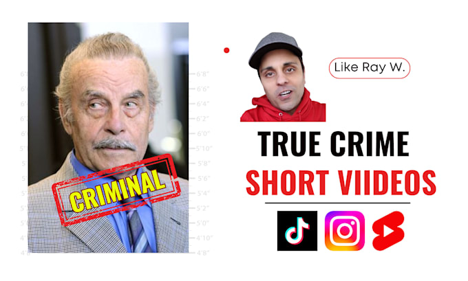 Gig Preview - Create true crime videos, instagram reels, youtube shorts and tiktoks