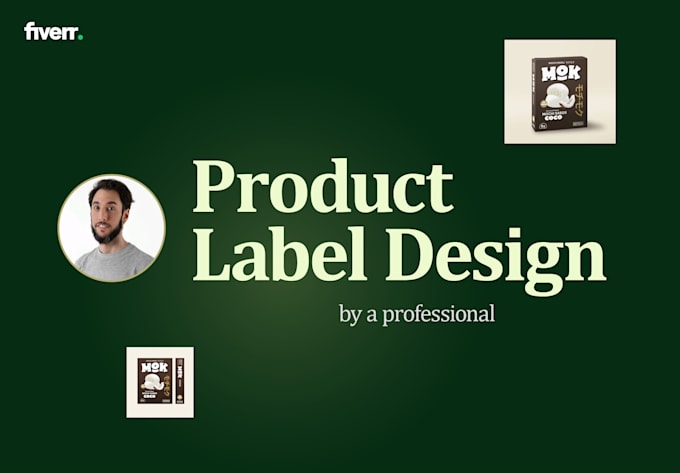 Gig Preview - Design a professional product label with details