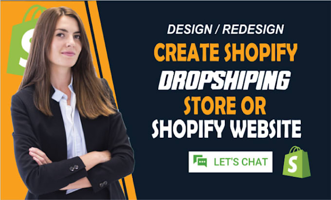 Gig Preview - Build shopify store, create shopify dropshipping store shopify website