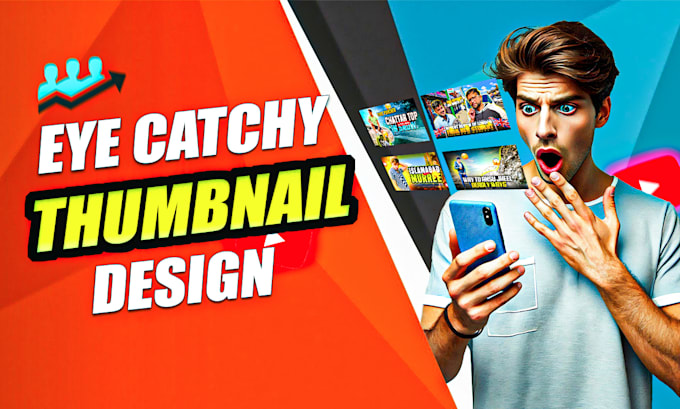 Gig Preview - Design an attractive youtube thumbnail with eye catchy graphics