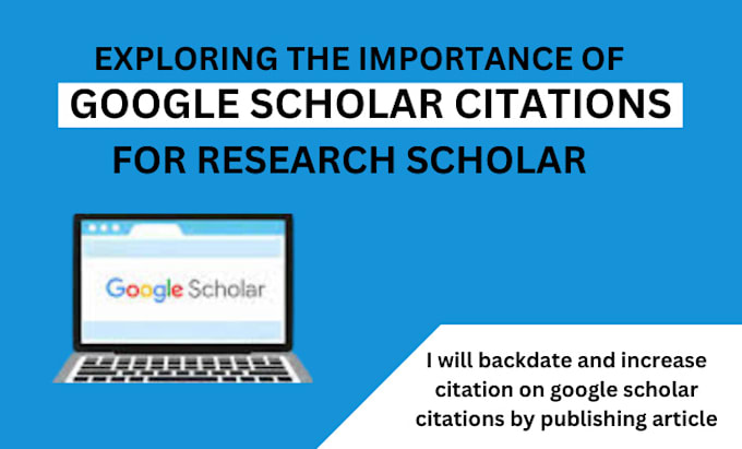 Gig Preview - Backdate citation to your google scholar profile and publish articles in journal