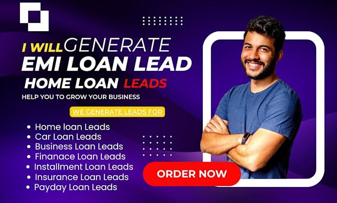 Gig Preview - Generate emi loan leads personal loan leads via ads campaign installment loan