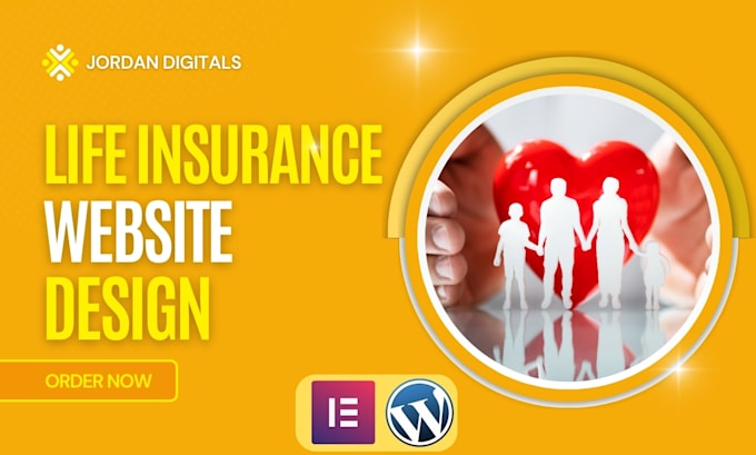 Gig Preview - Design life insurance website, insurance website, life insurance landing page