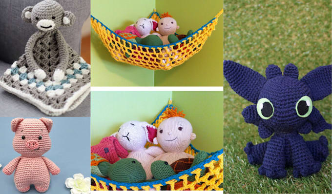 Gig Preview - Be your crochet pattern amigurumi knitting handmade