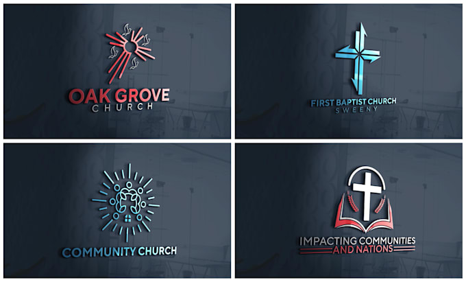 Gig Preview - Modern and unique religious, church or ministry logo