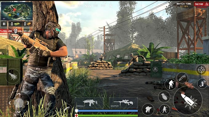 Gig Preview - Build shooting game, mmorpg, fps, tps, mmo, rpg game, rts, multiplayer game