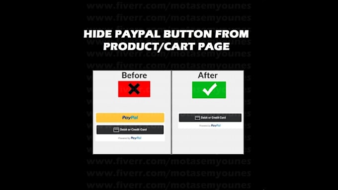 Gig Preview - Remove paypal button on shopify