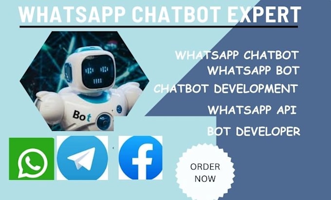 Gig Preview - Develop whatsapp chatbot, ai agent, ai chatbot via manychat and python