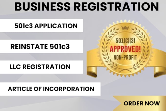 Bestseller - do non profit registration, reinstate 501c3, form 1023ez, bylaws, ein, nonprofit