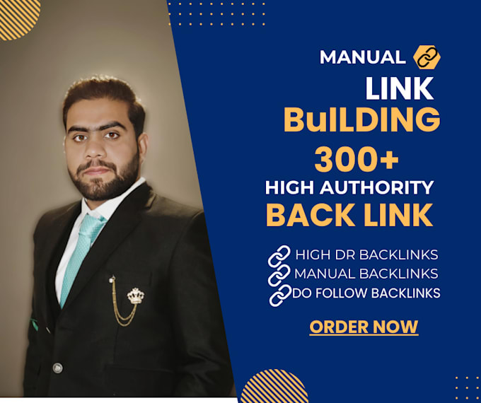 Gig Preview - Seo backlinks high authority manual link building service