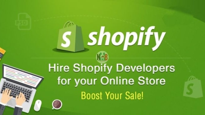 Gig Preview - Create a high converting shopify dropshipping store or shopify website