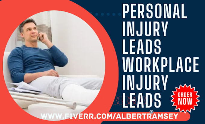 Gig Preview - Personal injury leads car accident leads attorney lawyer workplace injury leads