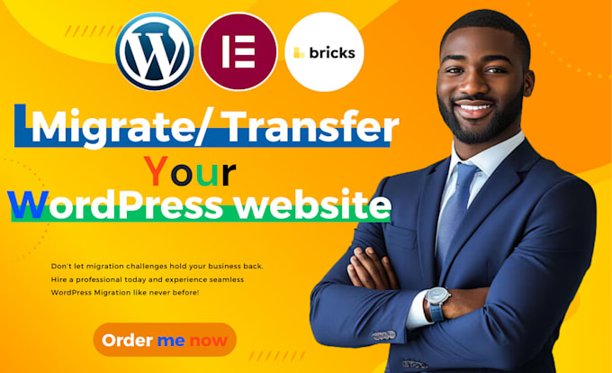 Gig Preview - Migrate and transfer your wordpress website using brick builder tools blog post