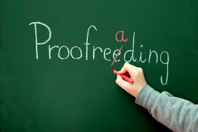 Gig Preview - Professional proofreading for flawless text and error free content