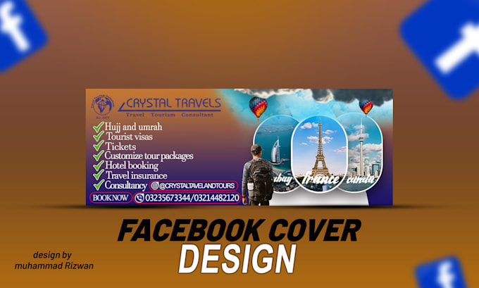 Gig Preview - Create a stunning facebook cover banner design