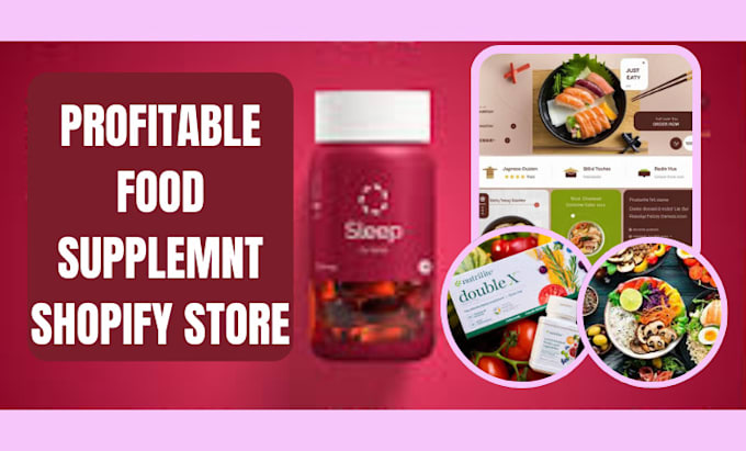 Bestseller - do food supplement and vitamins ecommerce store, supplement shopify store