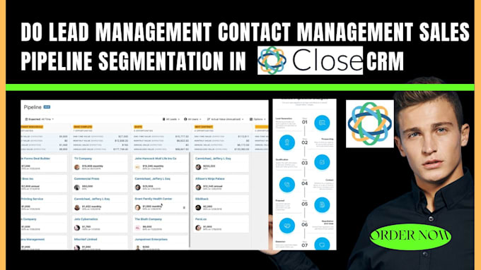 Bestseller - do lead management contact management sales pipeline segmentation for close CRM