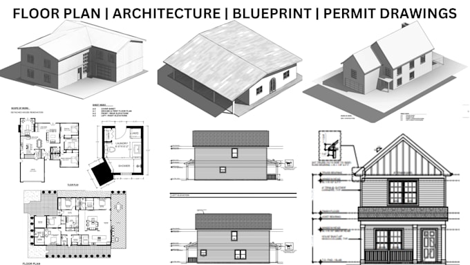 Gig Preview - Citypermit drawing architect house plan home addition adu deck garage shed porch