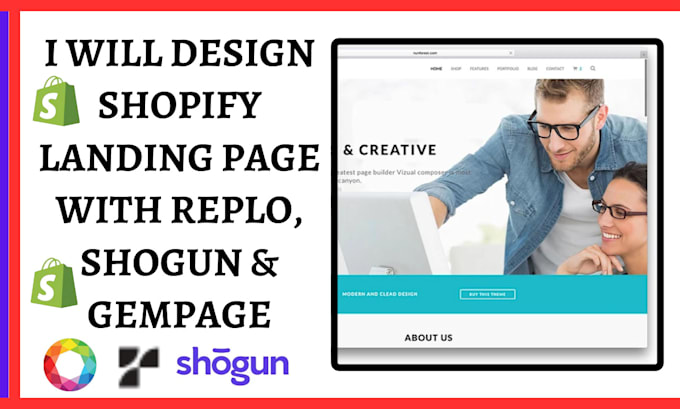 Bestseller - build shopify website or landing page with replo,shogun,pagefly,gempage