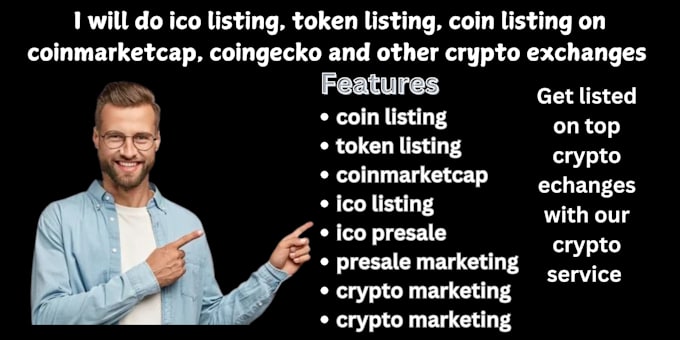 Bestseller - do ico listing, token listing, coin listing on coinmarketcap, presale marketing