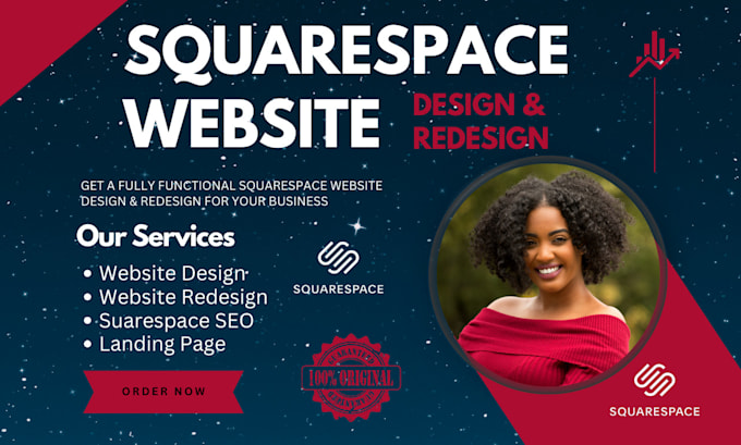 Gig Preview - Do squarespace website redesign and design squarespace website development SEO