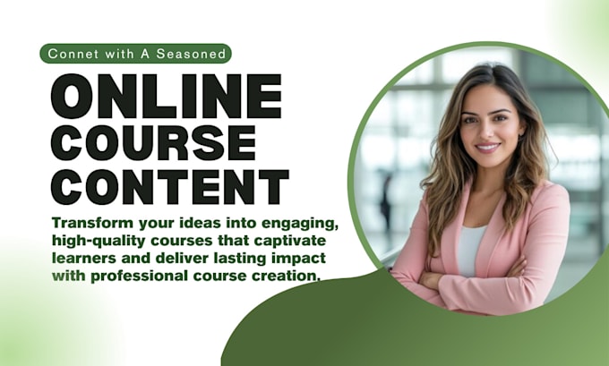 Bestseller - do online course development, course creations, course outline with powerpoint