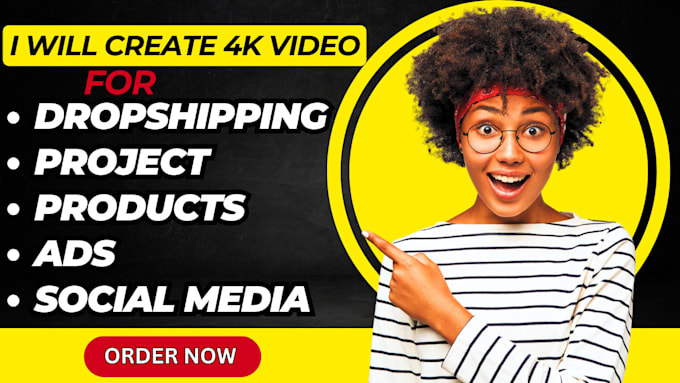 Gig Preview - Video ad for your amazon and shopify product, dropshipping, aliexpress video ad