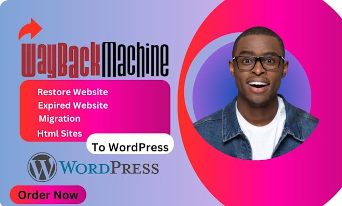 Gig Preview - Restore website from machine to wordpress