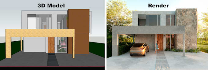 Gig Preview - Do exterior 3d renders