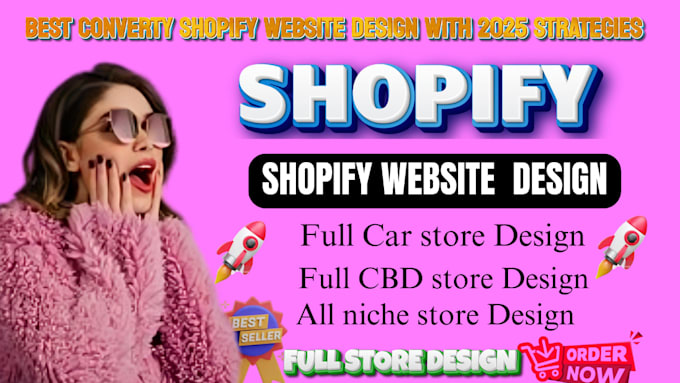 Gig Preview - Do shopify clothing store, shopify pod, wears dropshipping shop fashion store