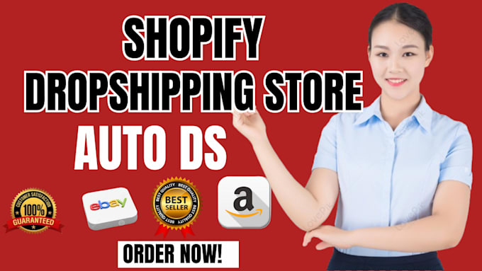 Gig Preview - Setup shopify dropshipping auto ds store