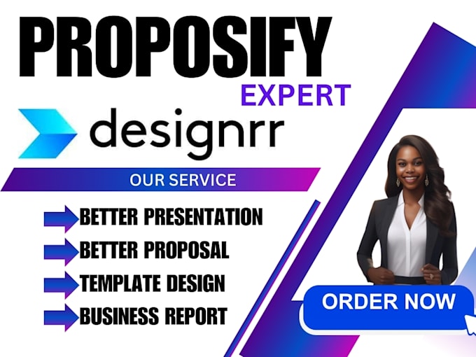 Gig Preview - Design proposify template proposify business proposal integration