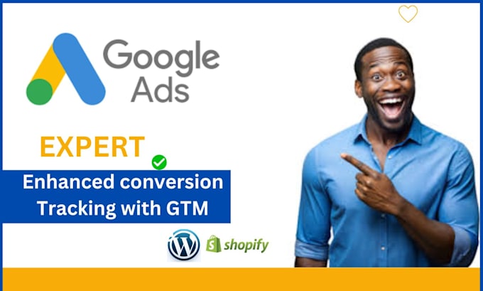 Gig Preview - Integrate google ads enhanced conversion tracking for shopify