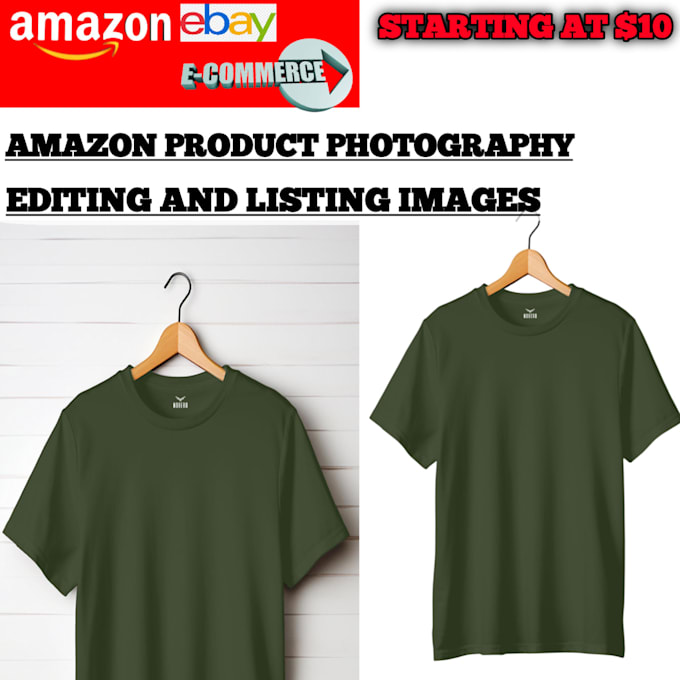 Gig Preview - Do amazon product photography editing and background remove