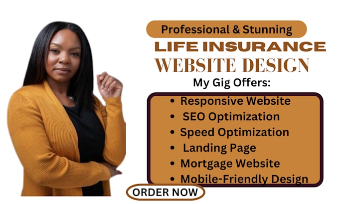 Gig Preview - Iul iife insurance website, life insurance leads, life insurance, insurance lead