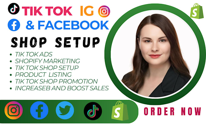 Bestseller - setup tiktok shop, tiktok droshipping to boost shopify sale and tiktok marketing