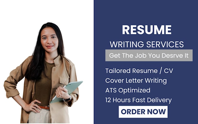 Gig Preview - Write your CV, resume, cover letter, and linkedin in 12 hours