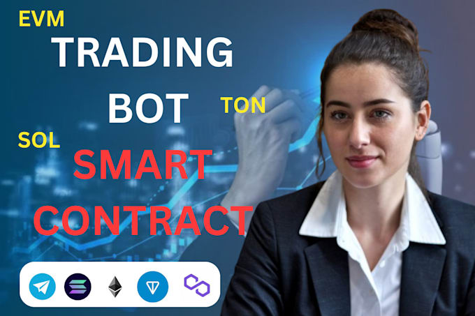 Gig Preview - Build telegram trading bot and smart contract on evm solana tron ton blockchain