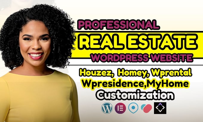 Gig Preview - Build real estate website via houzez, homey, wprental, wpresidence theme