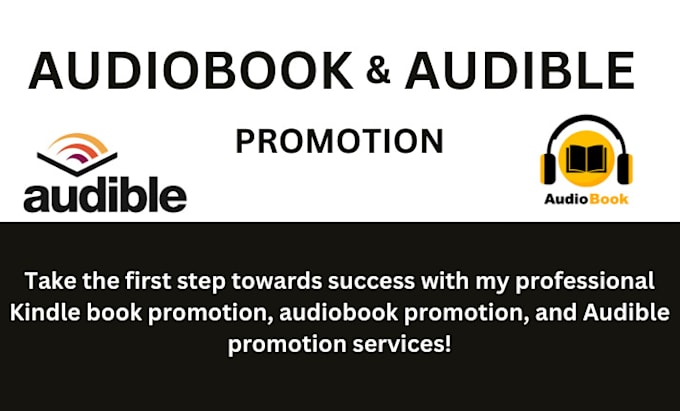 Gig Preview - Do kindle book promotion, audible and audiobook  book acx promotion