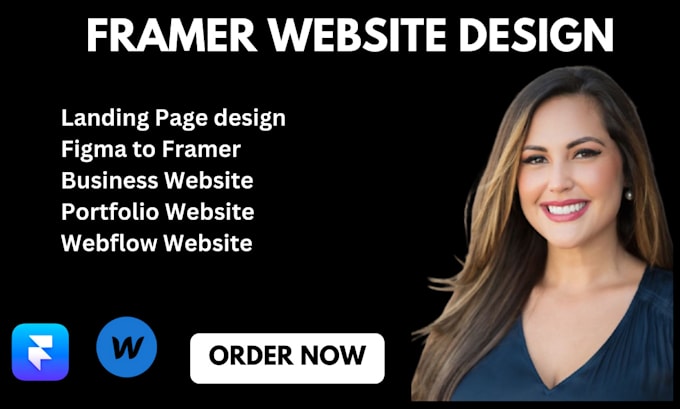 Gig Preview - Build a figma to framer framer website design framer landing page webflow