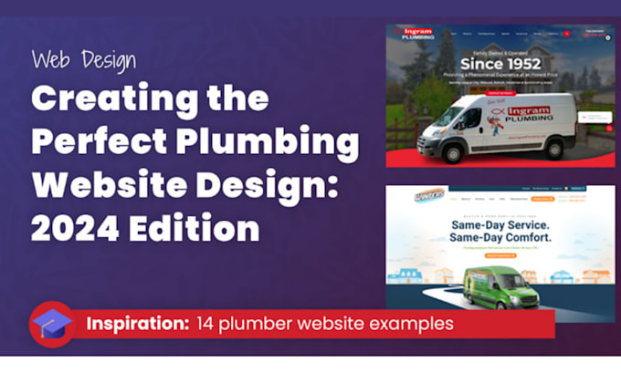 Gig Preview - Design cleaning, plumbing, hvac, roofing, and electrician service websites