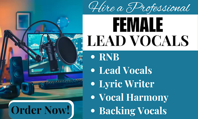 Gig Preview - Be your female leads vocals, backing vocals and harmonies