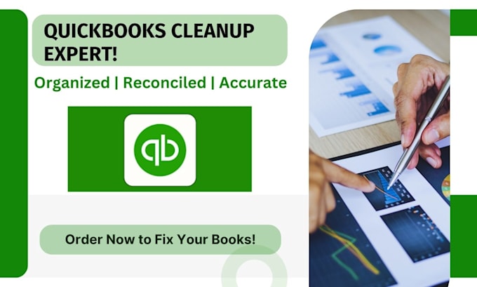 Gig Preview - Clean up and organize your quickbooks records professionally