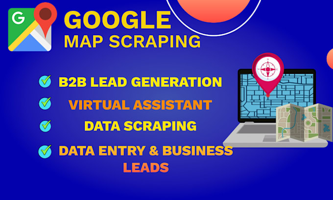 Gig Preview - Provide b2b leads, google maps scraping, and data extraction